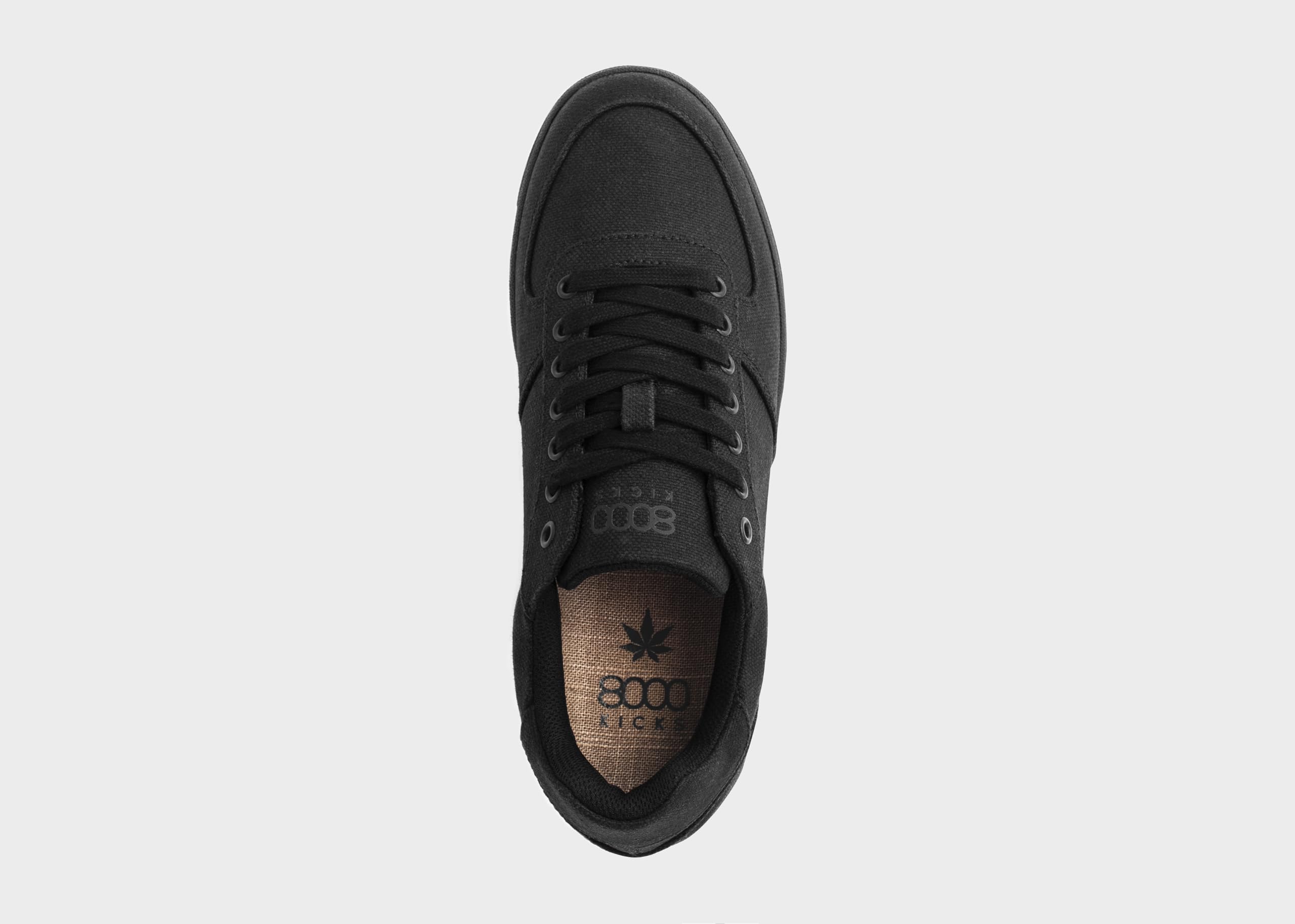8000Kicks Il Seeker Hanf Sneaker & Scarpe sportive per uomo e donna | Gomma riciclata e cannabis | Sneaker con soletta in canapa | Antibatterico/microbico