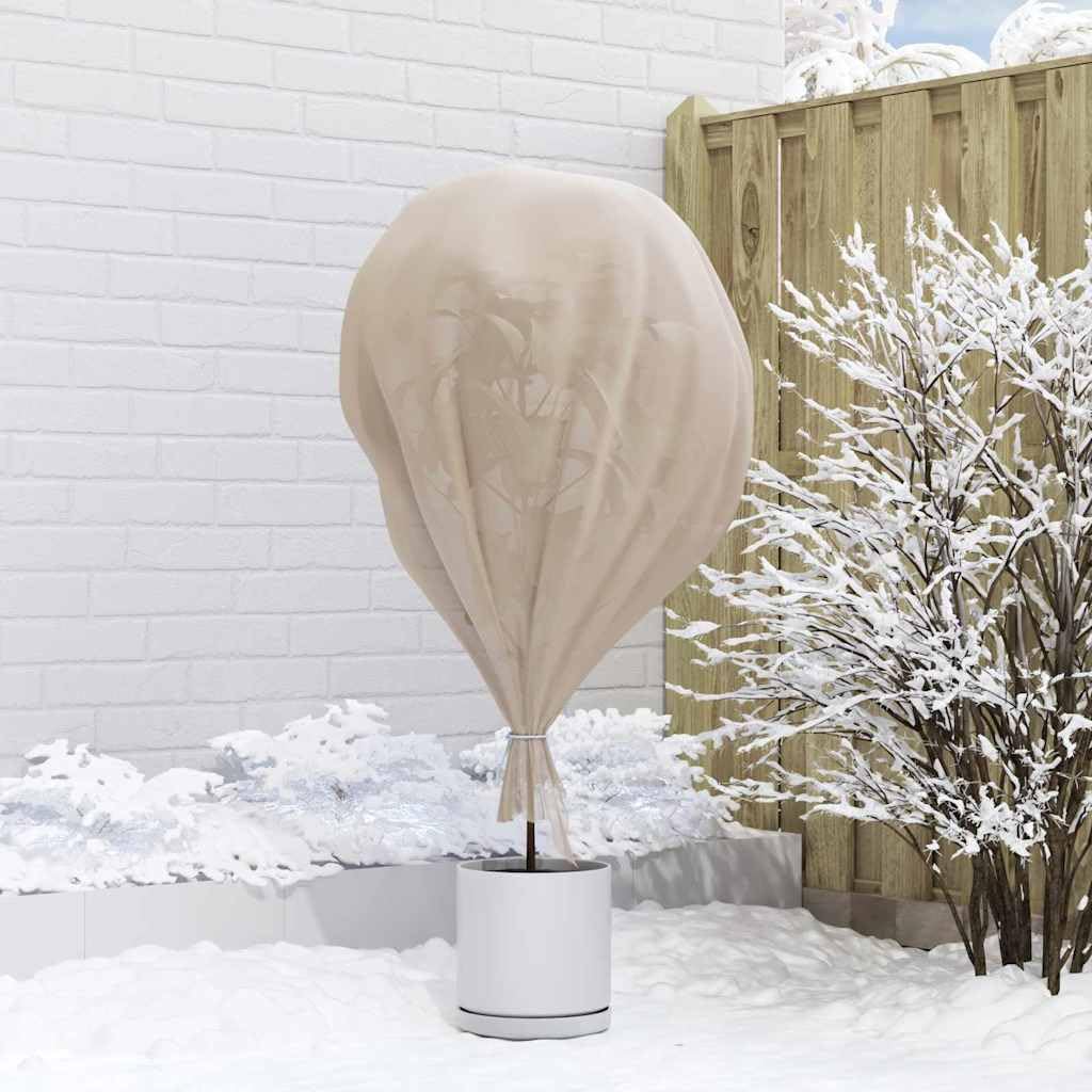 Winterschutz Pflanzen Beige 100 x 3,2 m Vliesstoff, frostschutz für Außenbeet, wiederverwendbare Gartenpflege Abdeckung für Rasenpflege und Terrasse