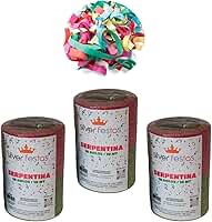 Serpentina Carnaval Colorida Papel Kit Com Rolos De 10m (30 Rolos)