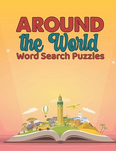 Around The World Large Print Word Search:: Word Search Large Print Puzzle Books for Adults 2023 | Extra Large Print Word Search for Visually Impaired