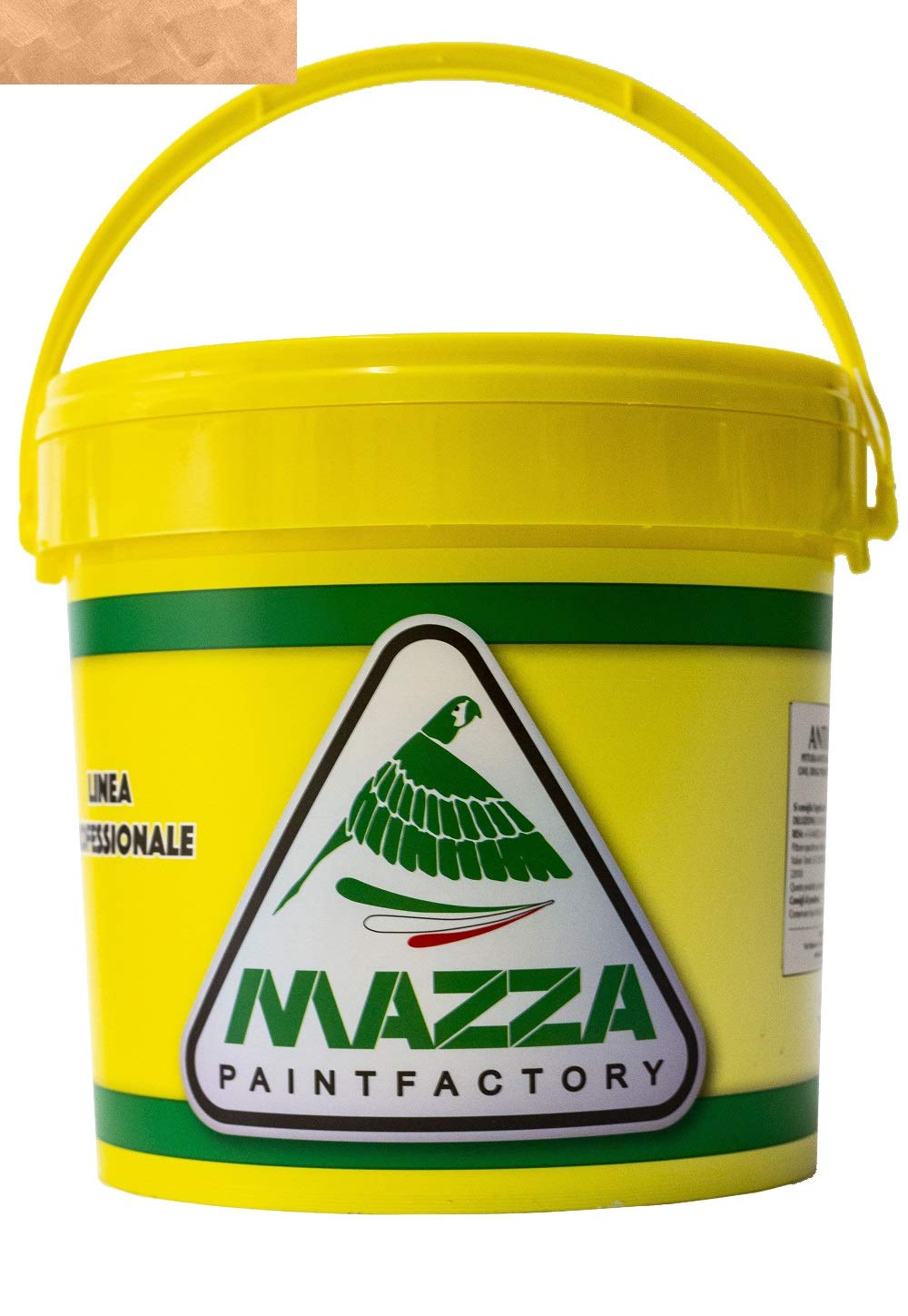 MAZZA Pittura per Interni Lavabile Cangiante Lucida Lt 5 Riflessi Pearl & Gold Colorificio (Beige4 452)