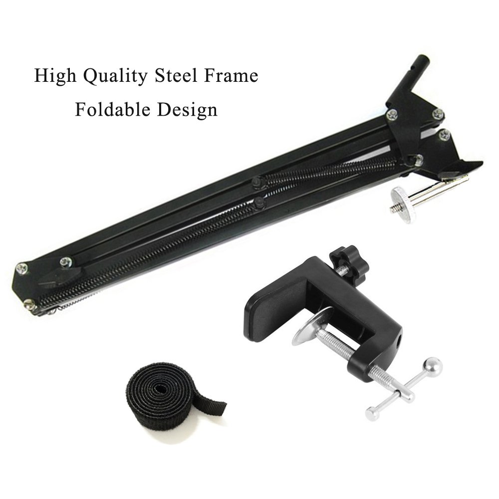 Supporto per webcam da scrivania per fotocamera Logitech Webcam C922 C930e C930 C920 C615 ecc. Filettatura 1/4"