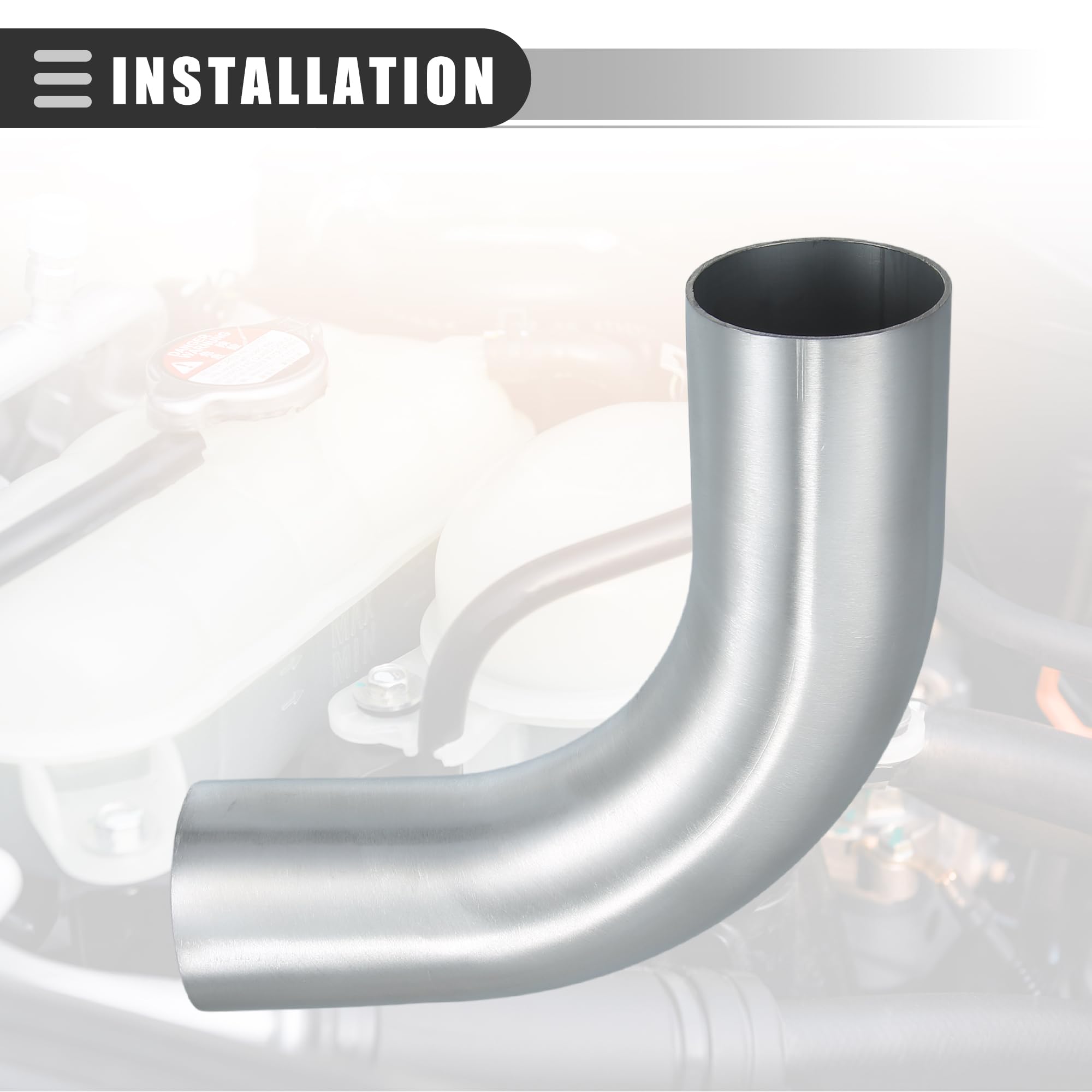 Bend Radiators Intercooler Piping CXRacing Universal 2.5
