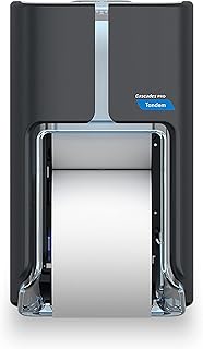 Cascades Pro CSDC310 6.6 x 7 x 12 in. Top Bottom Tandem High Capacity Toilet Paper Dispenser44; Dark Gray - 2220 Sheet of 2-Ply & 2RL