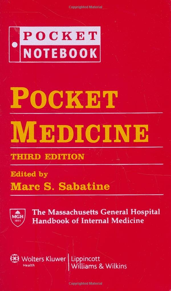 Buy Pocket Medicine: The Massachusetts General Hospital Handbook of Internal Medicine (Pocket Notebook Series) — BookShops.in