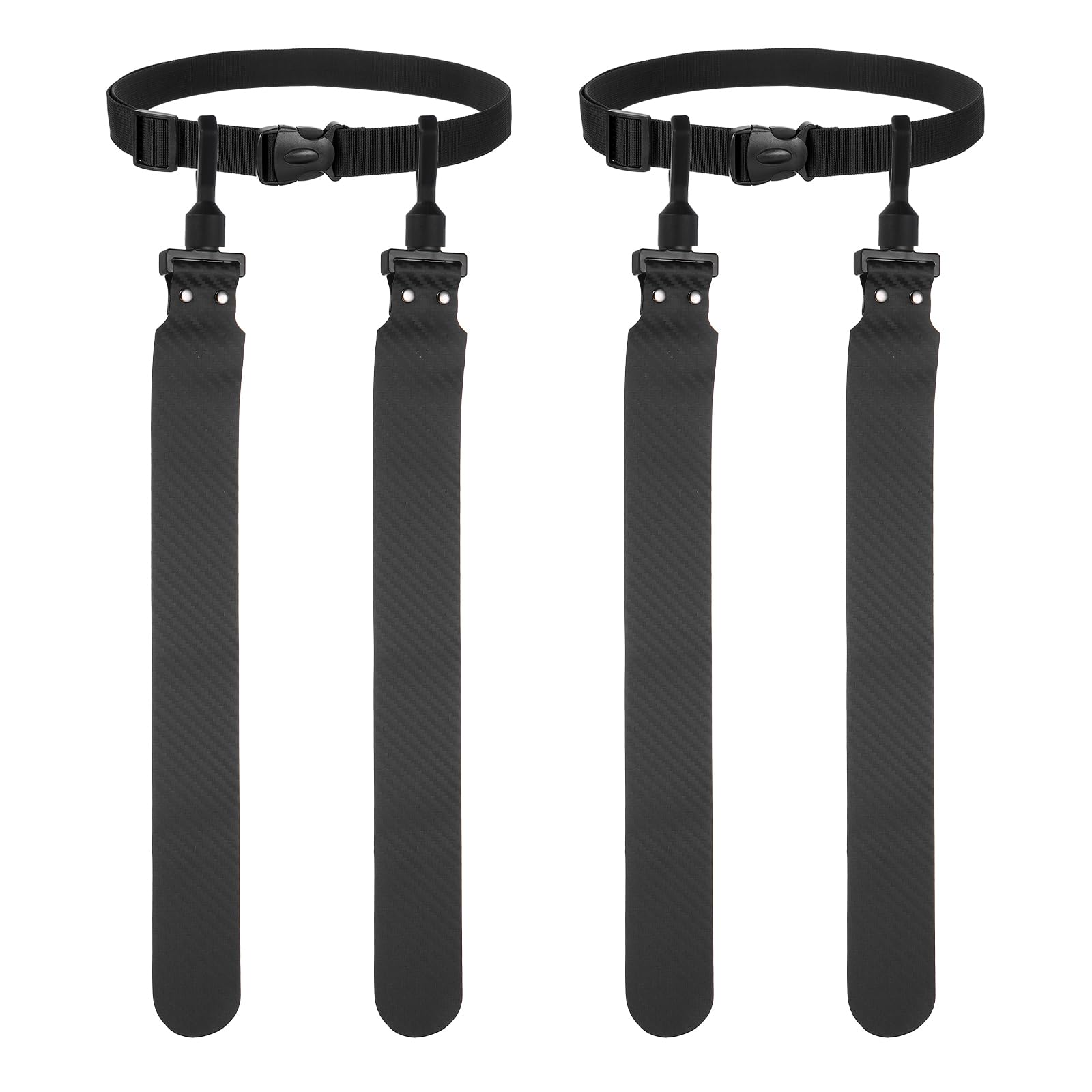 YELARXI Flag Football, Adjustable Flag Football Belts with 1 Belt and 2 Flags Easy Tear Away 2Pcs & Black - Fitting For(Youth/Adults Players Training Equipment/Competition)