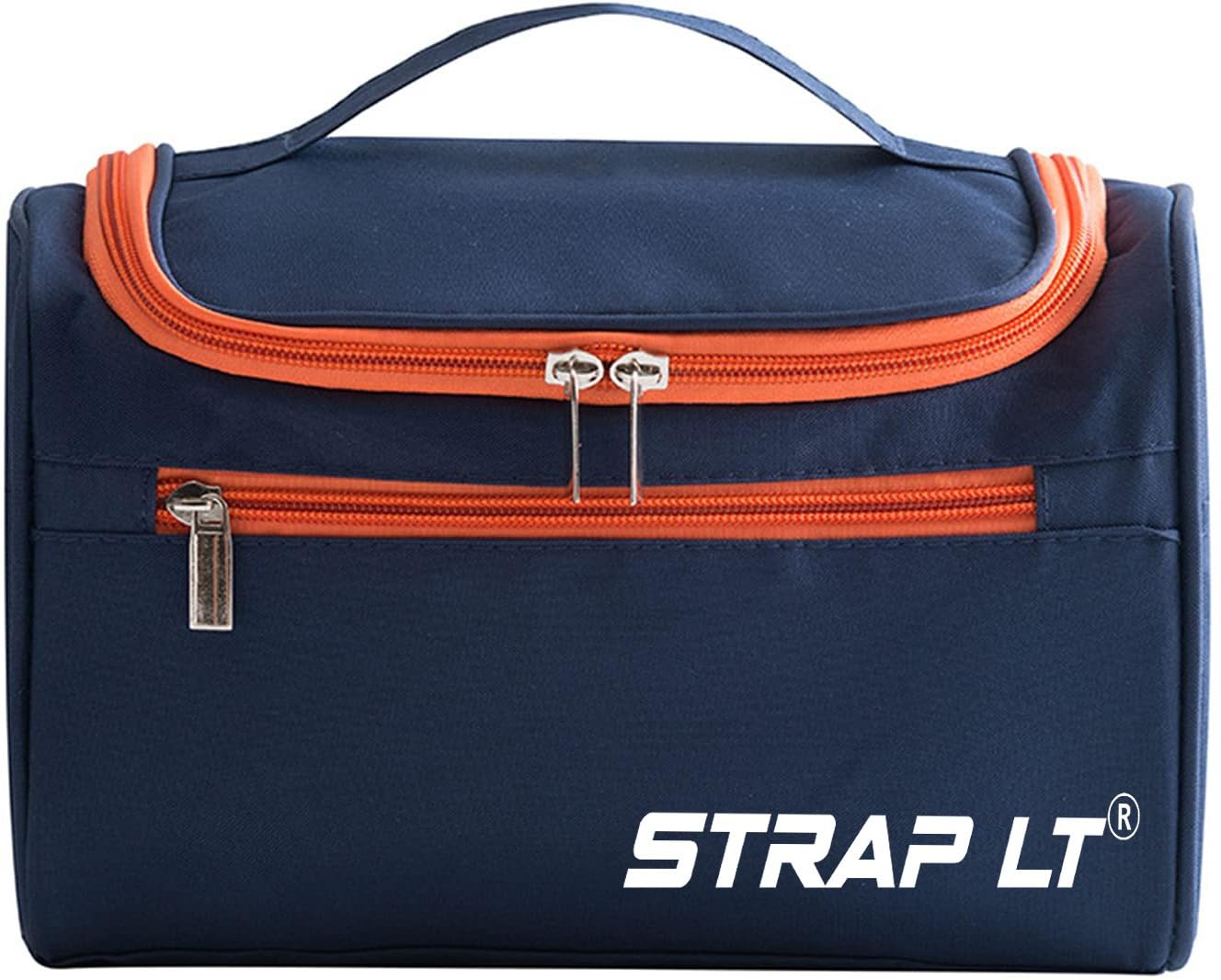straplt Hanging Travel Makeup Cosmetic Organizer Shower Bag Bathroom Shaving Drop (Blue)-picture-39
