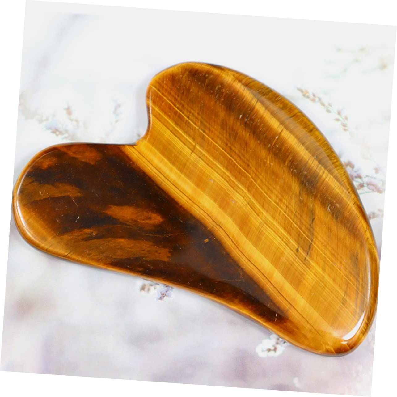 Gatuida 4 Pezzi Guasha Gua Sha Massage Board Raschiatura Board Per Strumento Di Massaggio Del Viso Marrone Chiaro