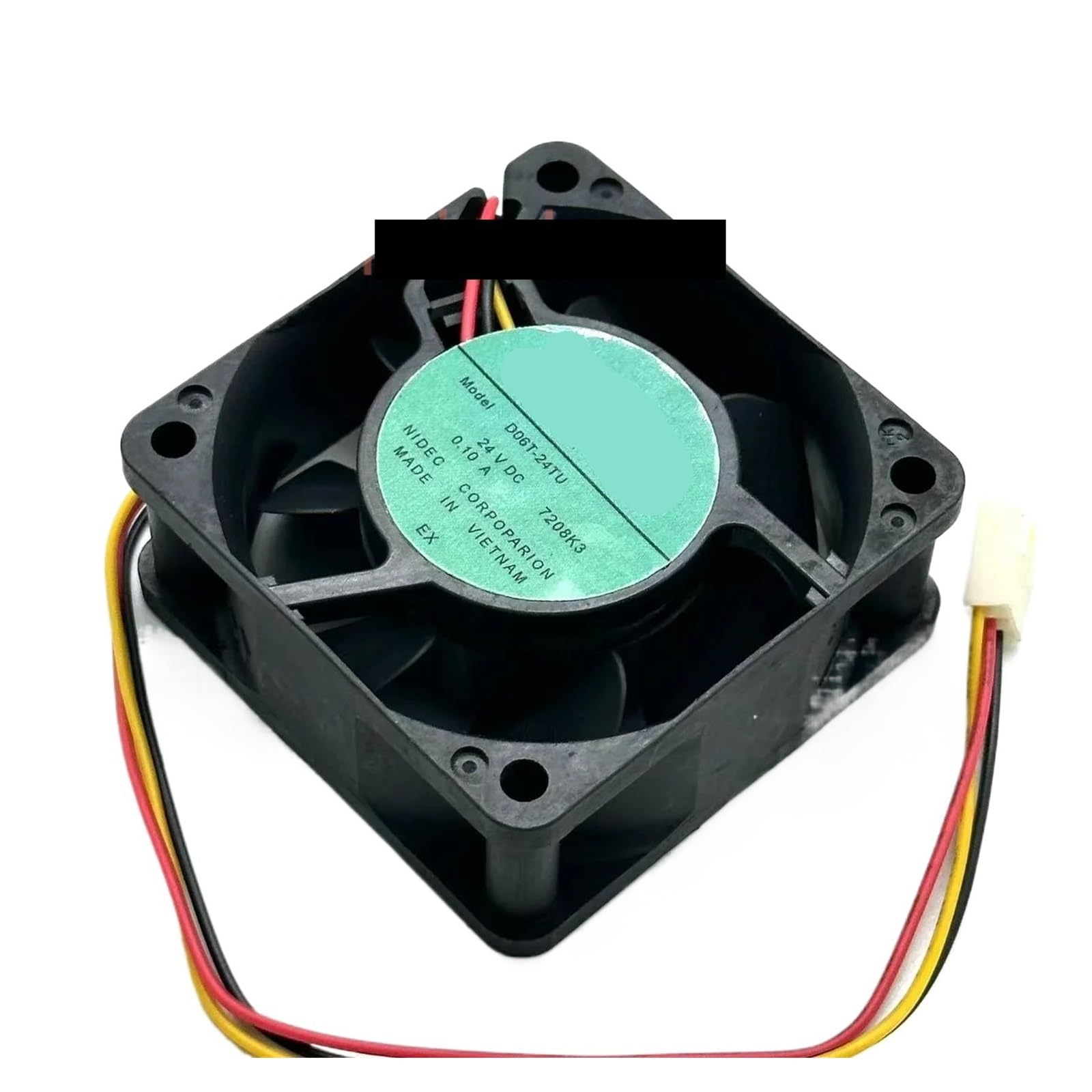 TPKMVGAP D06T-24TU Server Cooling Fan DC 24V 0.10A 60x60x25mm 3-Wire