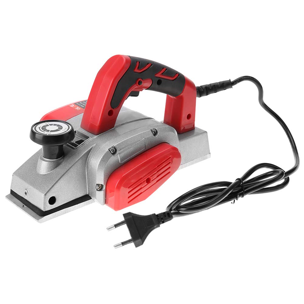 Pialla Elettrica, Pialla da 800 W 220 V/50 Hz Pialla Per Legno Pialla a Mano Pialla a Spessore Pialla da Banco Per La Lavorazione del Legno(EU Plug)