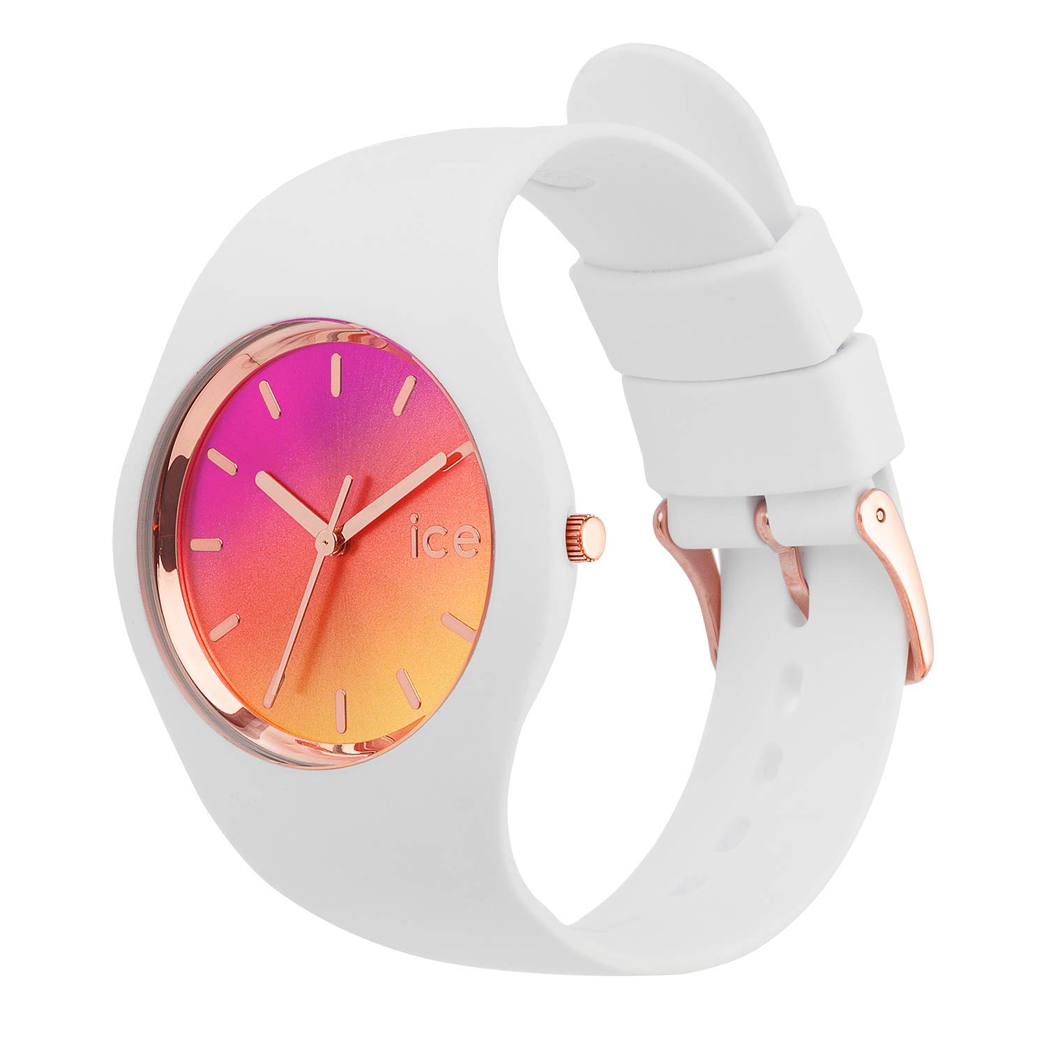 Ice-Watch - ICE sunset California - Weiße DamenUhr mit Silikonarmband