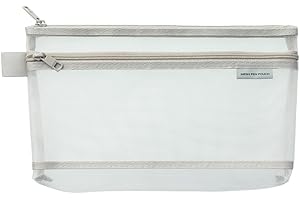 Hobonichi Clear Mesh Drawer Pouch for Drawer Unit, White