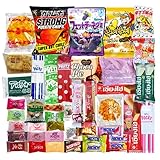 International Asian Assorted Mystery Snack Box |45 Items Included 3 Full-Sized Items | Variety Pack of Best Tasting Snacks and Candies from Thailand, Korea, Japan, China, Indonesia, etc.