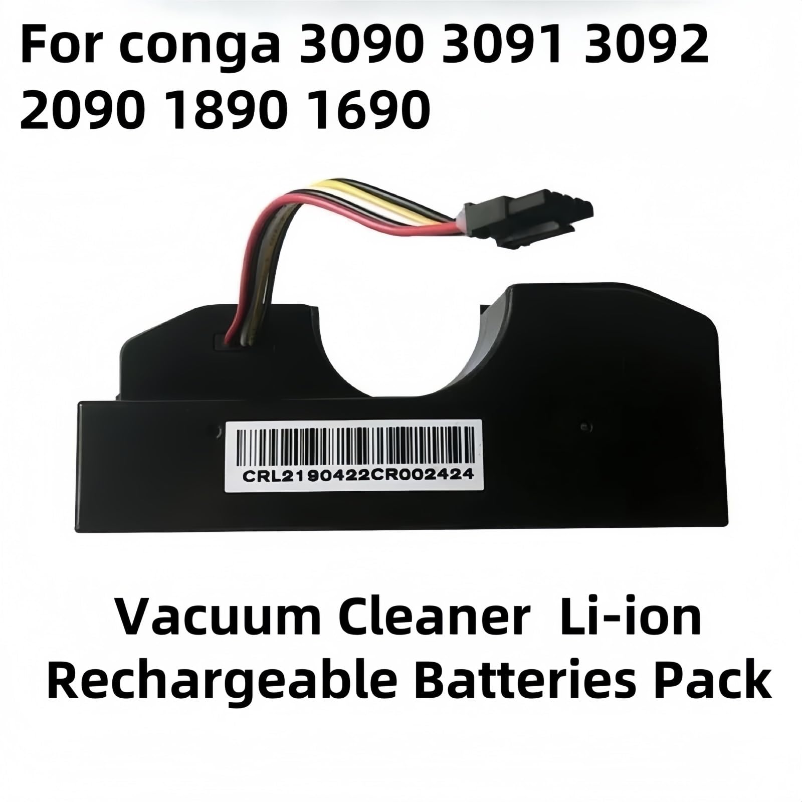 14.4V 6500mah Compatible con Conga 3090 3091 3092 1690 1890 2090 2290 Robot Aspirador Accesorio Repuestos Batería(6500mAh)