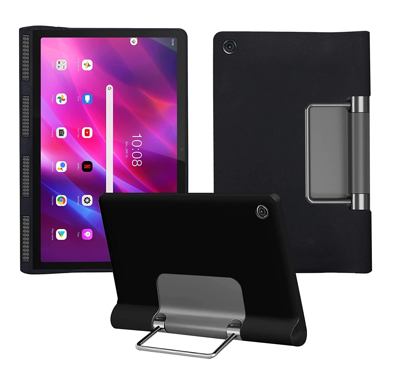 Zaoma Matte Design Soft Silicon Back Case Cover Compatible for Lenovo Tab Yoga 11 - Model No. : YT-J706X - Black (B09MSBD7VT) Amazon Price History, Amazon Price Tracker