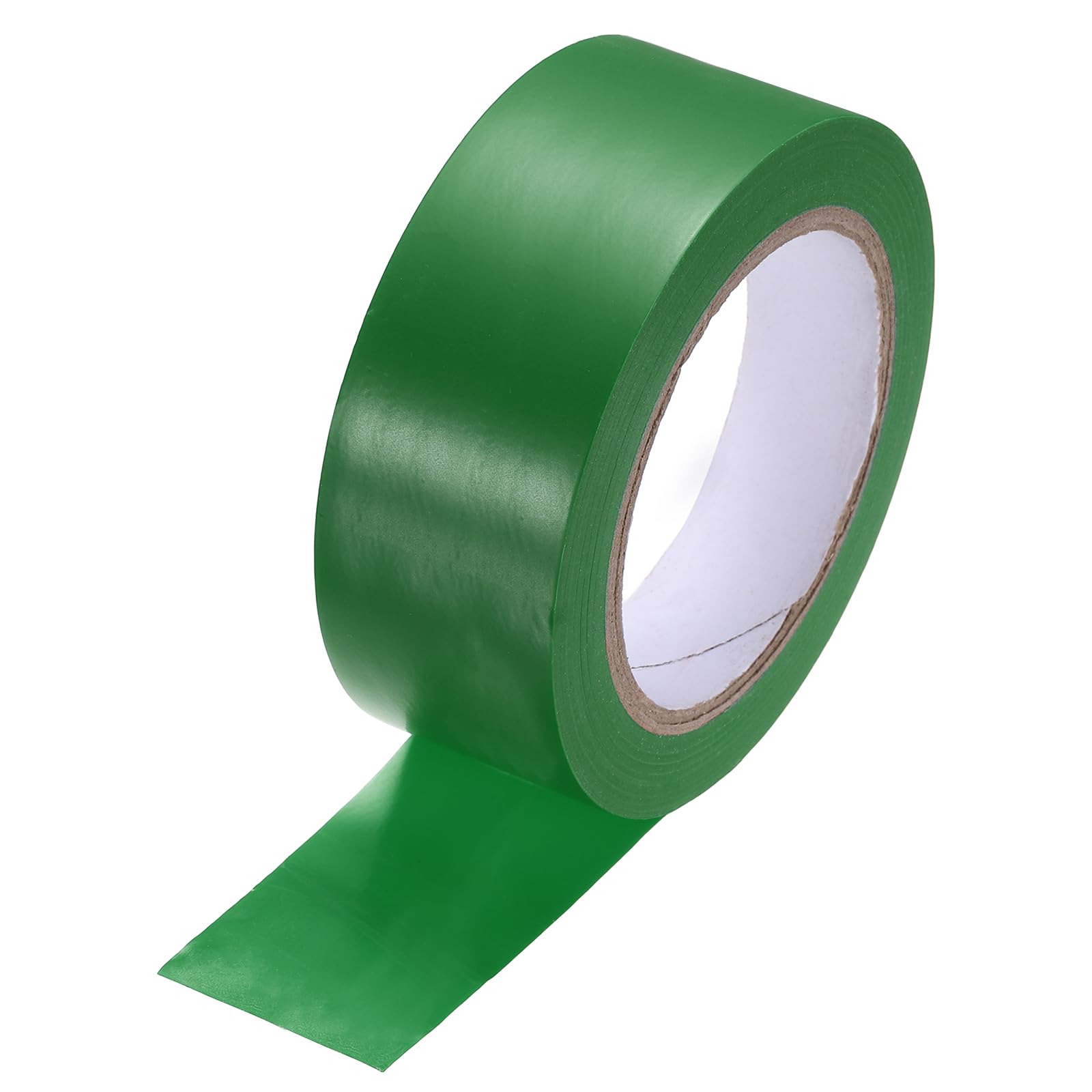 sourcing map Vinyl Floor Tape 1.6" x 108 ft Non-Abrasive Floor Marking Tape Outdoor Playing Field Marking Equipment for Warehouse Gyms Athletics Restaurants, Green