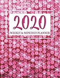 2020 Weekly & Monthly Planner: Dec 1, 2019 to Dec 31, 2020: Weekly & Monthly Planner + Calendar Views | Beautiful Sequined Cover