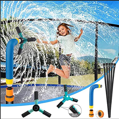 HOLITU 360 Degree Rotating Sprinkler, Trampoline Sprinkler,Watering and Irrigation Garden ...