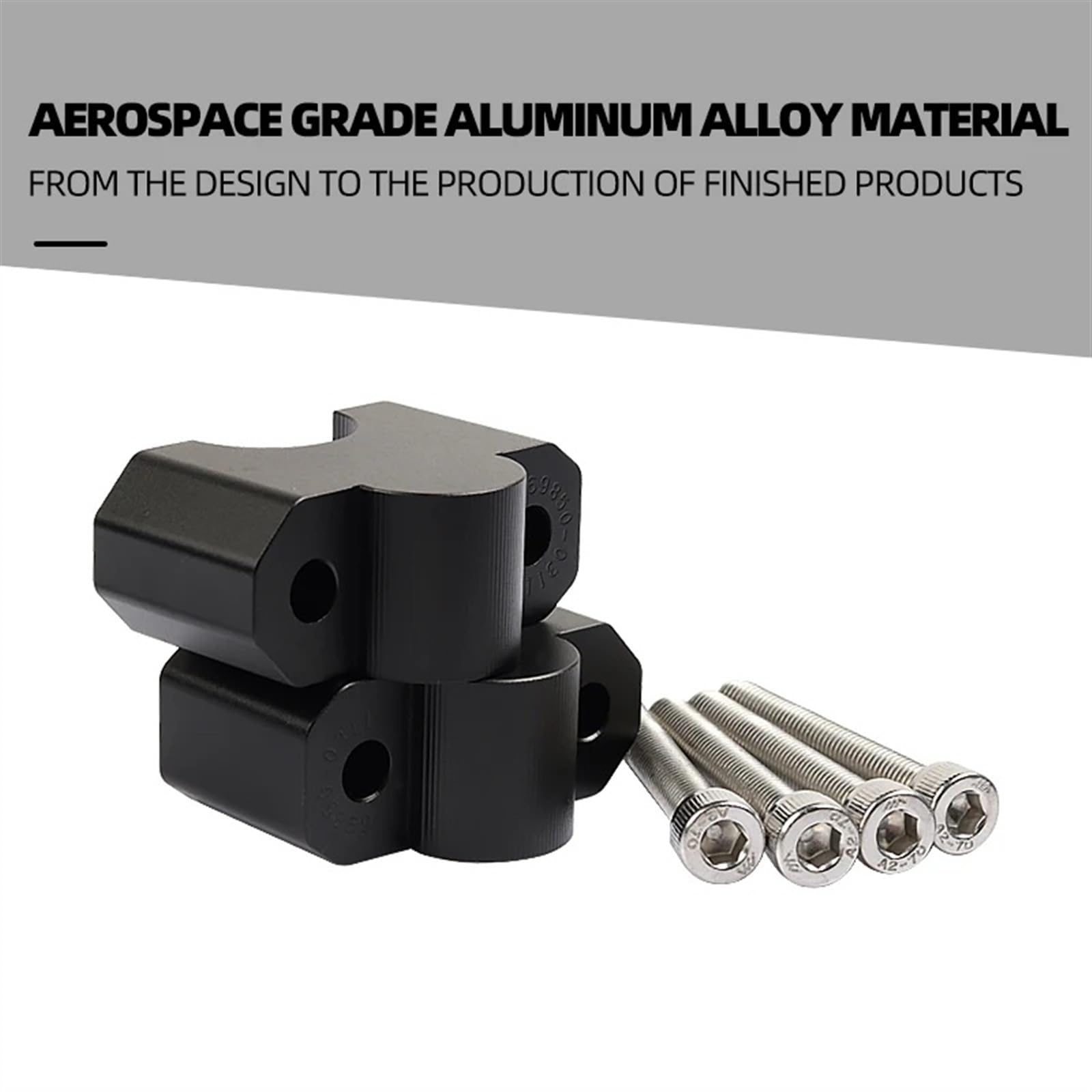 Riser Clamp Manubrio Per Yamaha XSR700 - Adattatore 22mm/28mm In Alluminio CNC