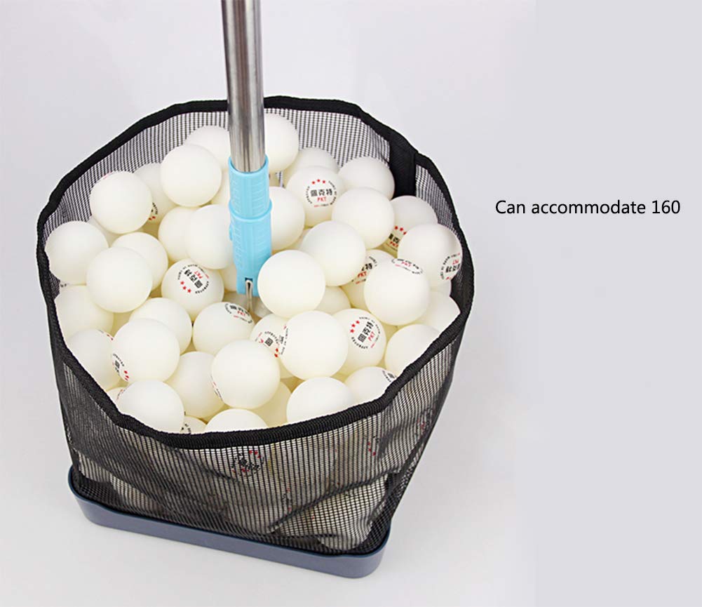 Frjjthchy Adjustable Table Tennis Ball Picker Portable Ball Collector
