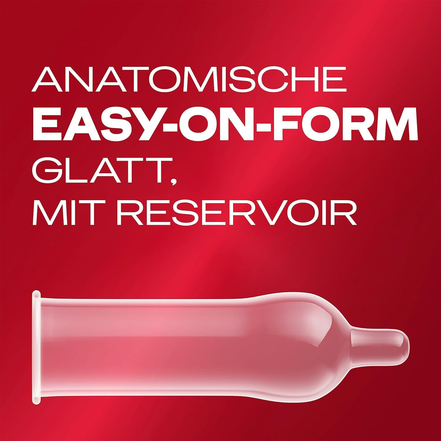 Durex Gefühlsecht Classic Kondome – Dünne Kondome mit anatomischer Easy-On-Form & mit Silikongleitgel befeuchtet – 40er Pack (1 x 40 Stück)