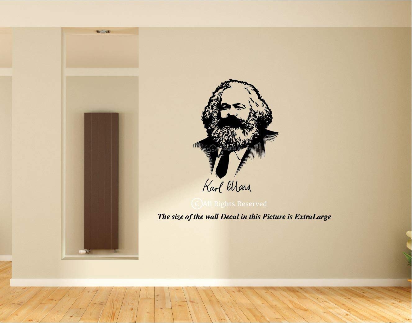 PEACOCKRIDE Karl Marx I Karl Heinrich Marx I Wall Decal Extra Large Black (PVC Vinyl) (B08PVKRTJL) Amazon Price History, Amazon Price Tracker