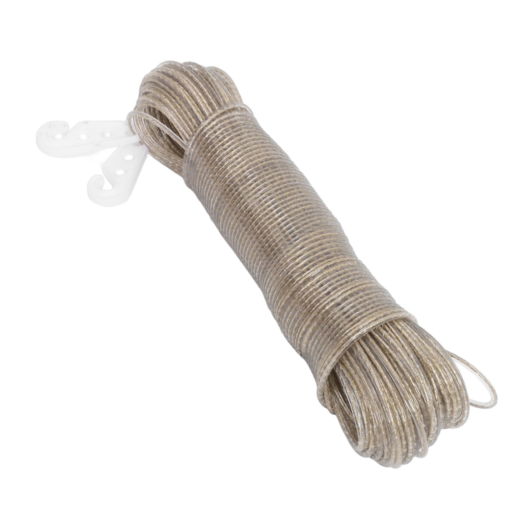IMIKEYA 3st Robustes Wäscheseil Mit Stahlkern Seil Zum Aufhängen Von Kleidung Wäscheleine Wäscheseile Zu Hause Trocknen Winddichtes Wäscheseil Zum Trocknen Stahldrahtpvc Transparent