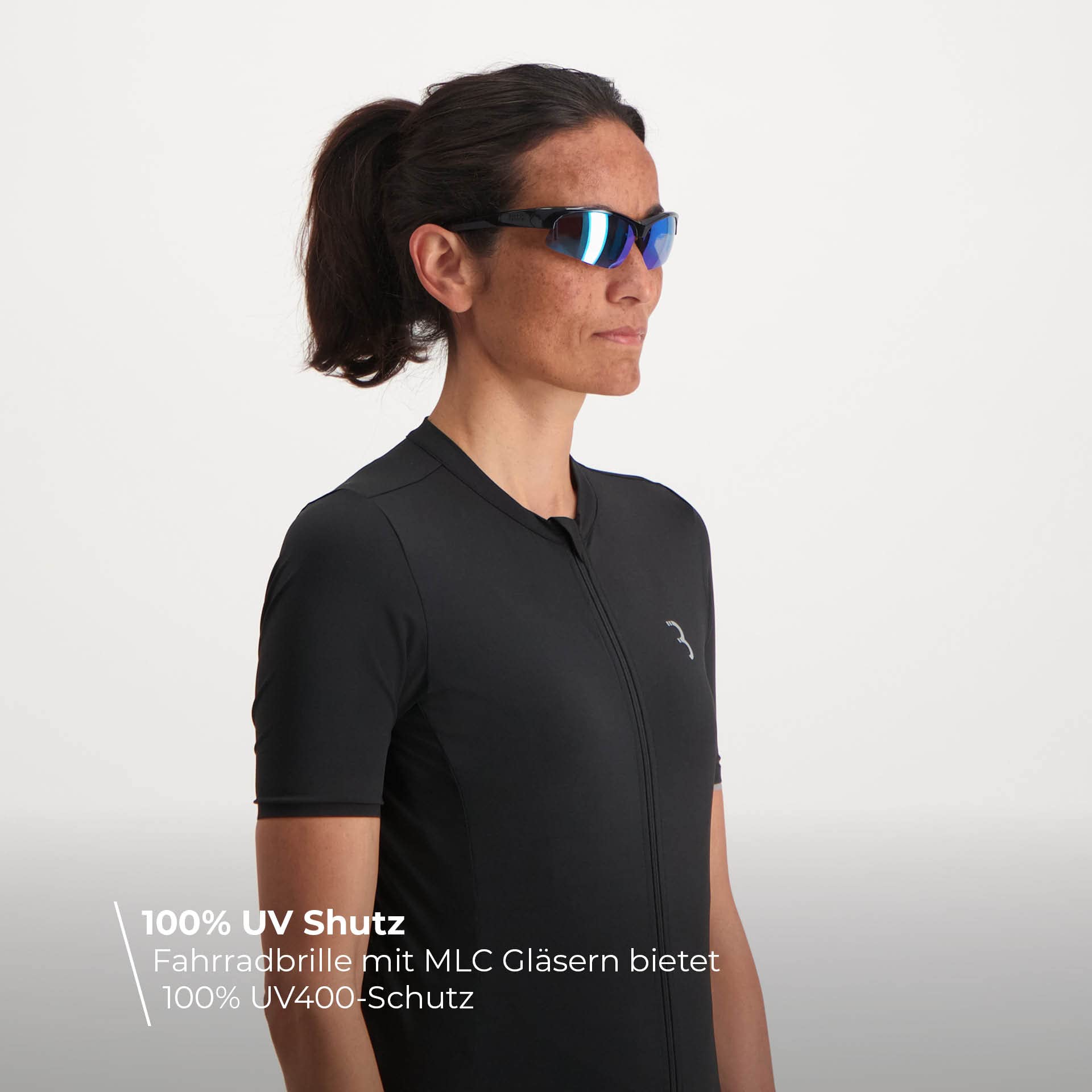 BBB Cycling Fahrradbrille Fahrrad Sonnenbrille Herren und Damen Coole Sportbrille Radbrille Windschutz Radsportbrille Cycling Glasses Men and Women MTB und Rennrad Impress BSG-58