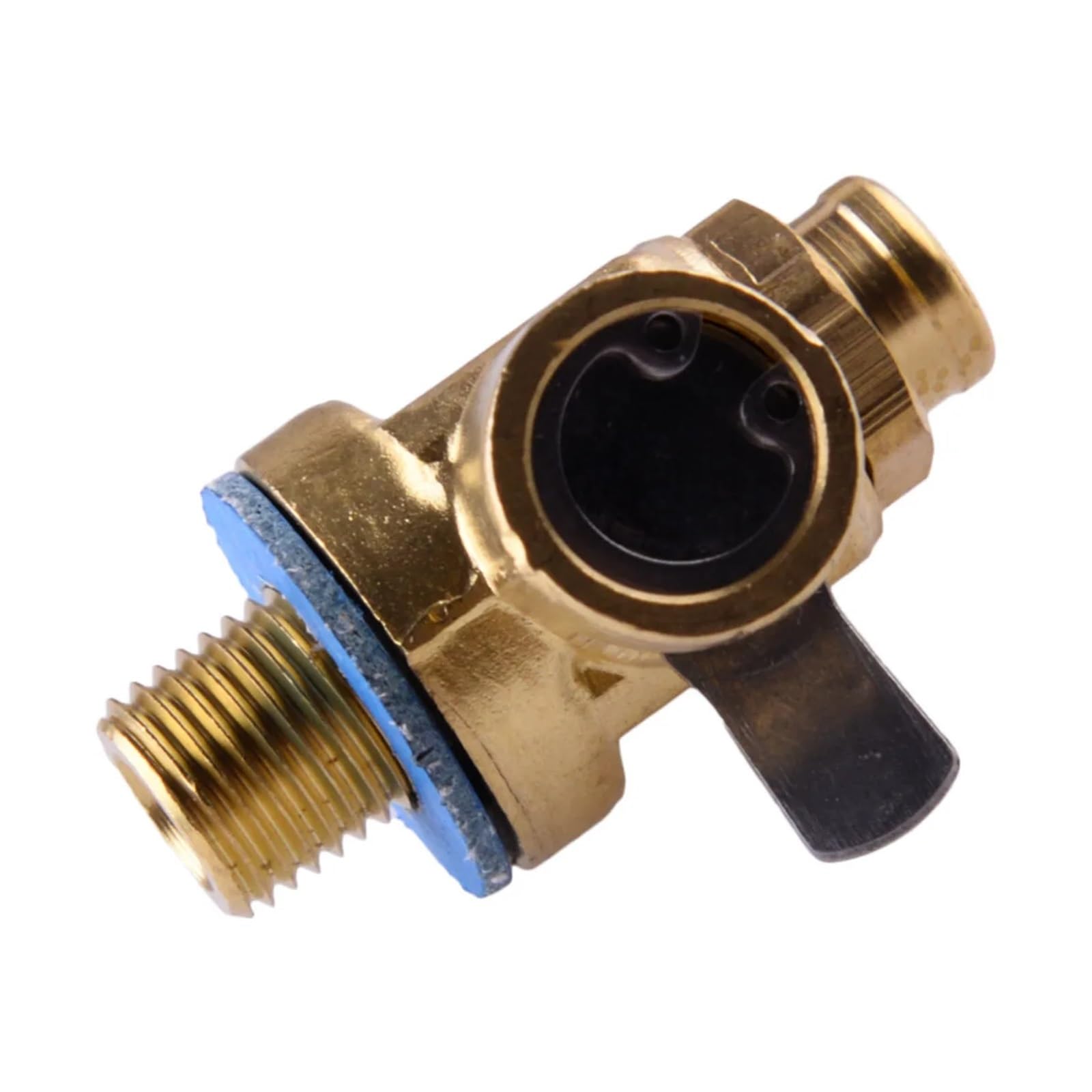 F103, F133 Válvula de drenaje rápido con conector corto y abrazadera