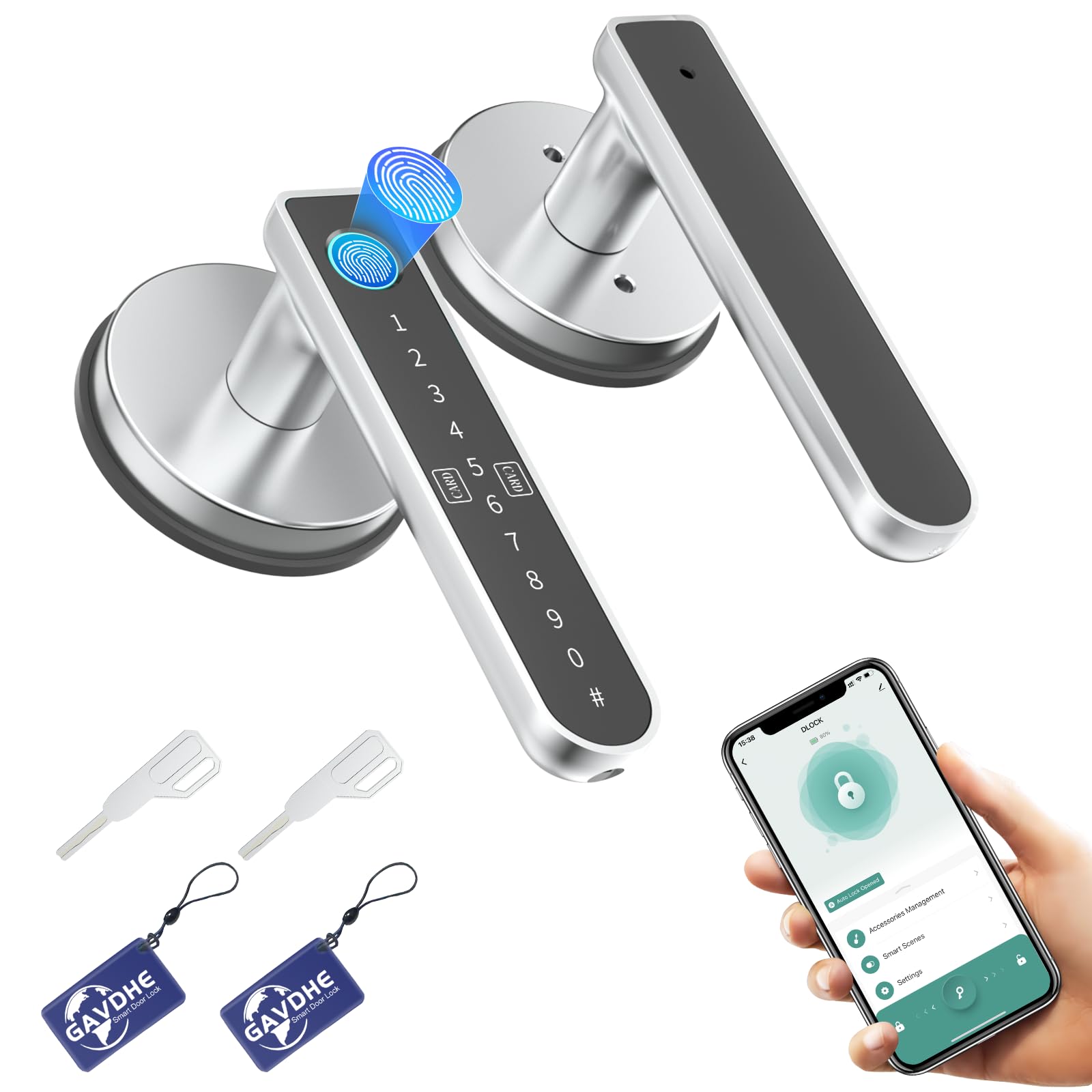 Smart Fingerprint Door Lock - Keyless Entry -1 Smart Fingerprint Door Lock - Keyless Entry -1