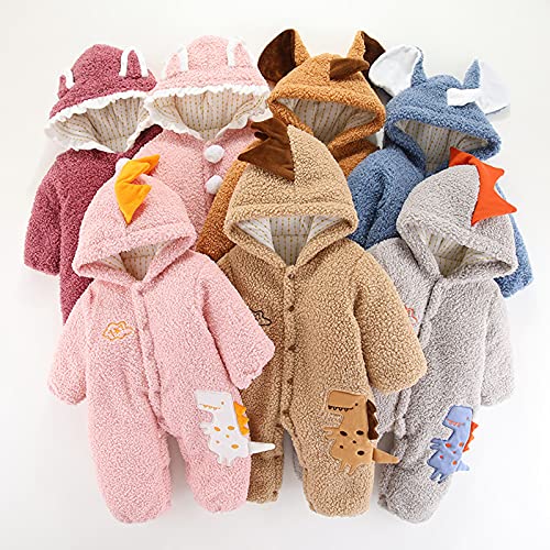 Bunny Snow Suit Baby Fleece Romper Zipper Coat Infant Newborn Girls Boys Warm Thick Snowsuit Hooded Coat Jumpsuit2