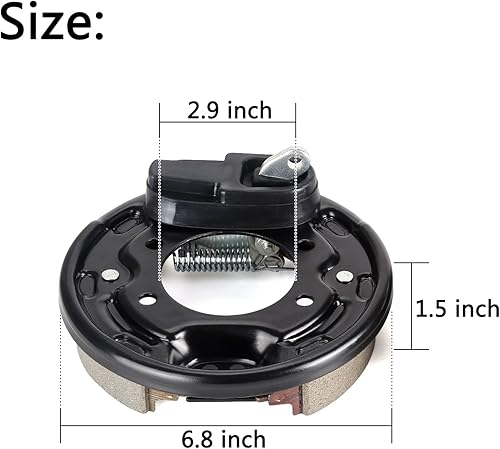 Miniatura 5 de 10L0L Conjunto de freno de coche Club, racimo de freno trasero para lado del conductor y lado del pasajero para Club Car DS & Precedent 1995-Up,EZGO