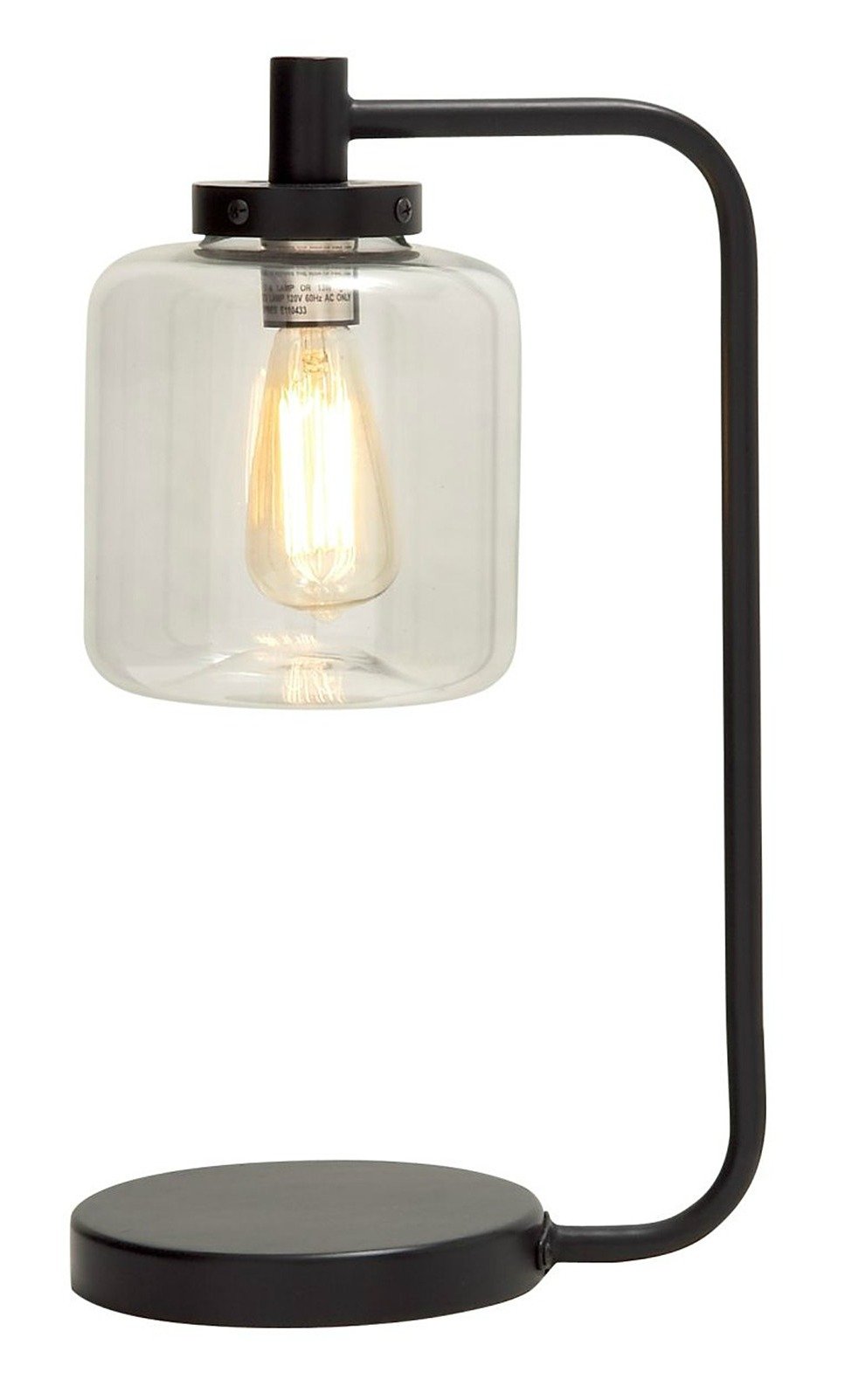 Deco 79 67722 Metal Glass Table Lamp 20H