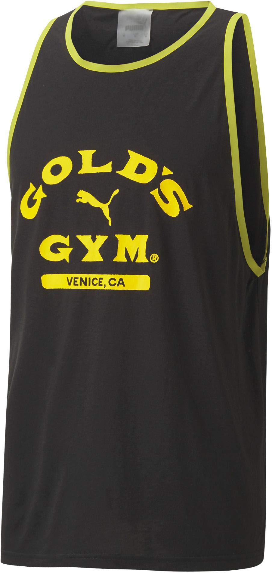Puma x Golds Gym Mens Tank Top Graphic Logo Training Vest 519615 01