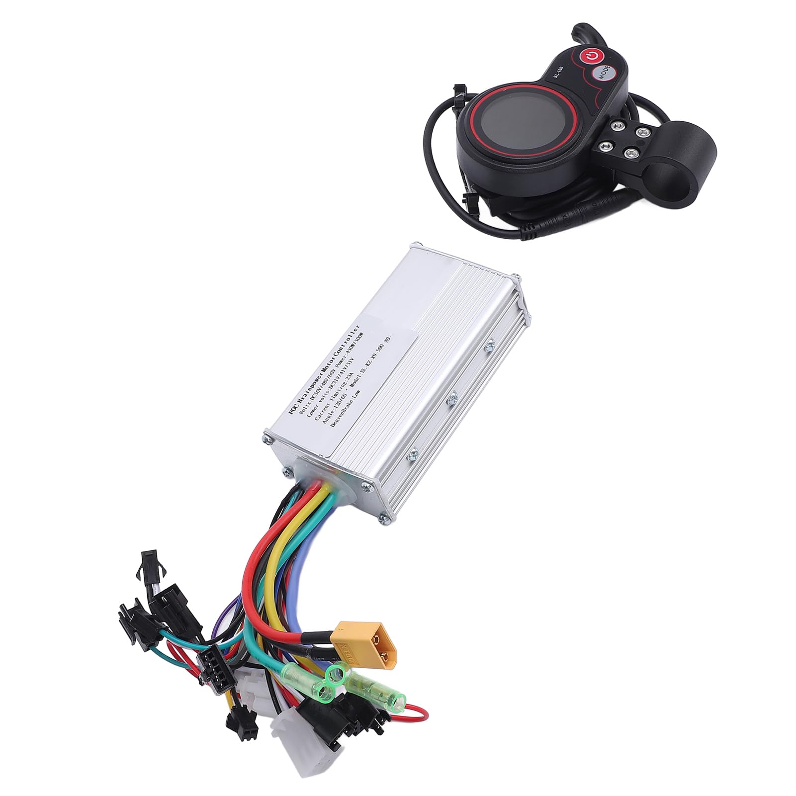 Bezszczotkowy kontroler silnika, 36 V, 48 V, 60 V, 450 W, 500 W, fale, kontroler SL100, wyświetlacz LCD, kolorowy wyświetlacz do roweru elektrycznego