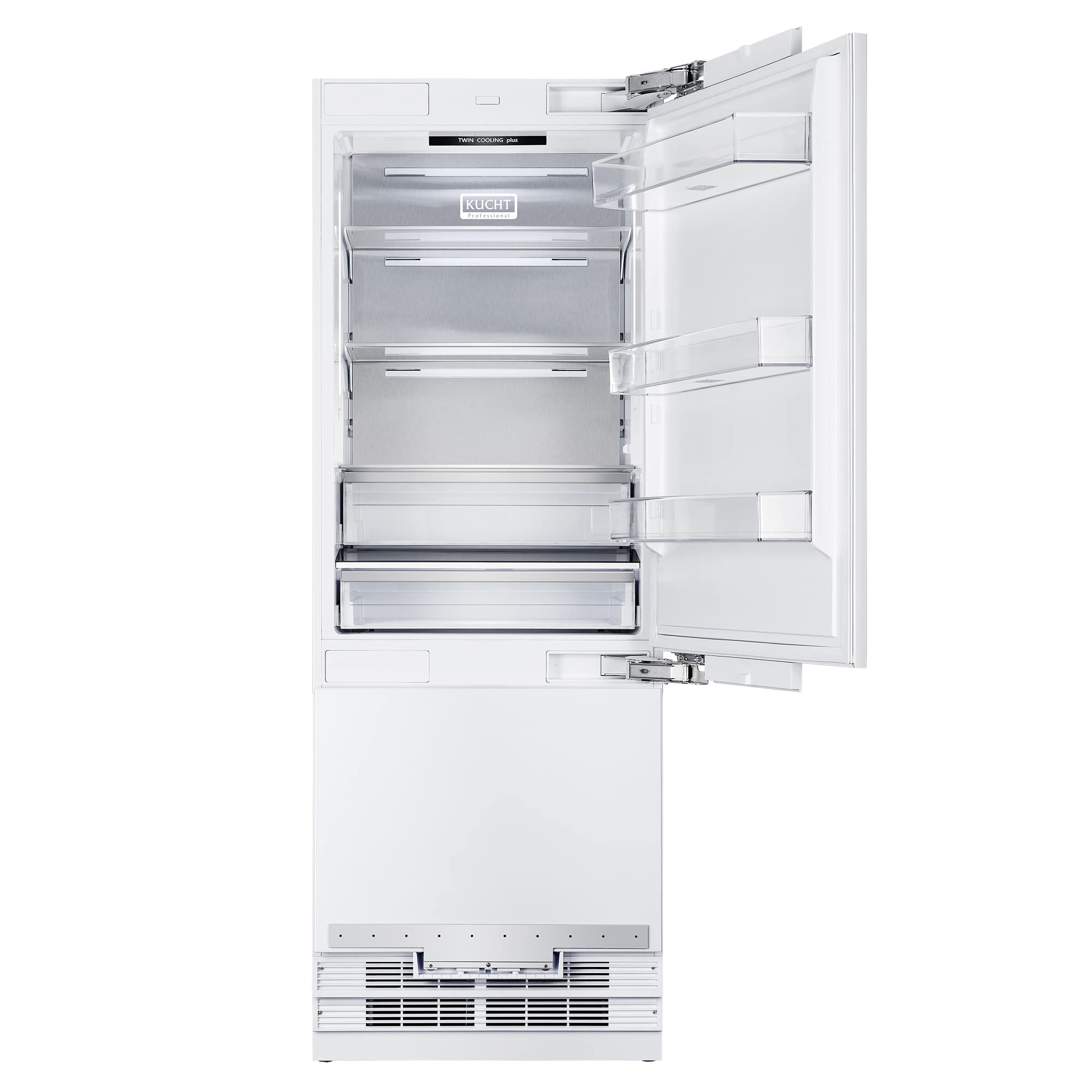 Kucht KR300SD Built-in Refrigerator, White