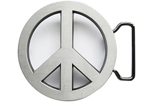 Vintage Peace Sign Belt Buckle