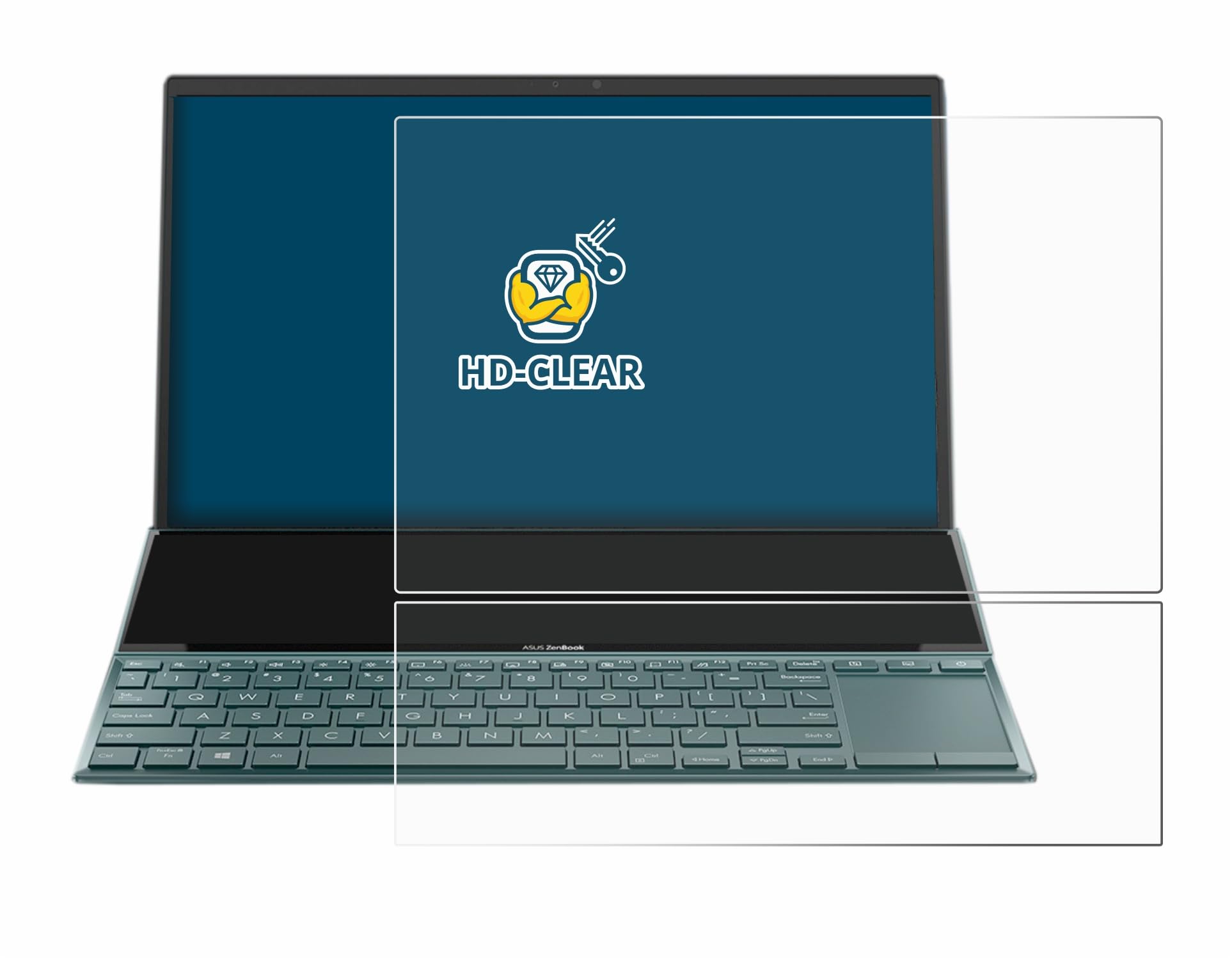 Pellicola Vetro Opaca Per ASUS ZenBook A14 UX3407 - Anti-Riflesso 9H - Foto 4