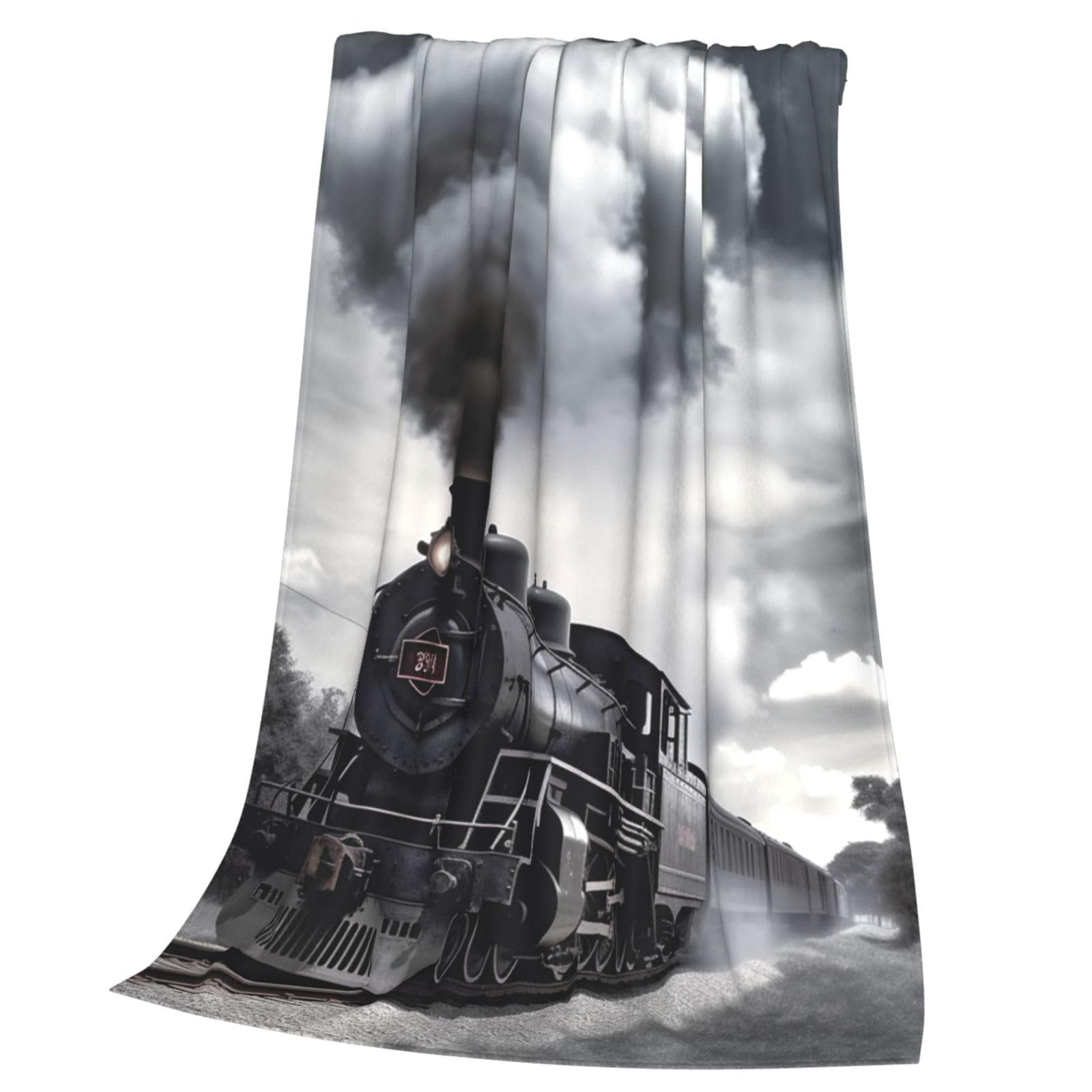 Couverture flanelle train microfibre de qualité supérieure douce lit toutes saisons