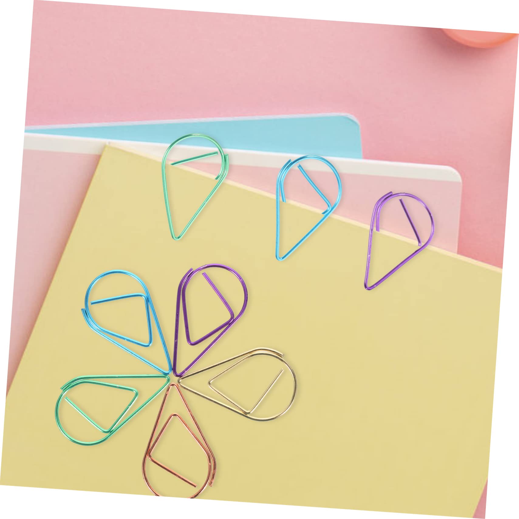 SHINEOFI 200piezas Clips Metálicos Clips De Coloridos Para y Escuela Accesorios Prácticos Para Organizar Archivos y