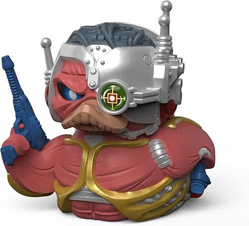 TUBBZ First Edition Cyborg Eddie Figura coleccionable de pato de goma de vinilo  Producto oficial de Iron Maiden - Music