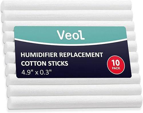 VEOL Repuesto de filtro de algodón humidificador, esponjas de repuesto portátiles, compatible con H2O, Hey Dewy, USB, humidificadores de viaje para