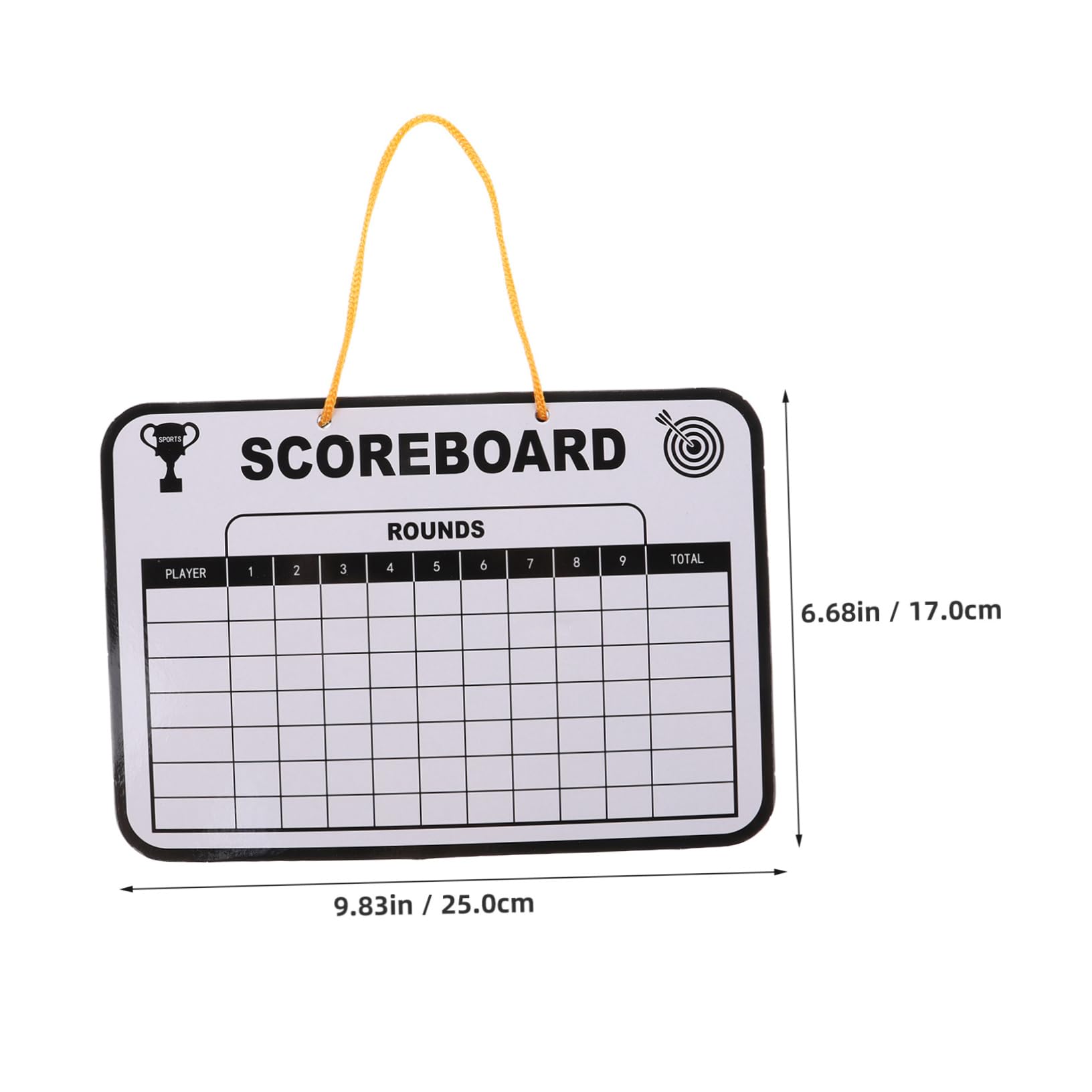 Gogogmee Erasable Golf Scoreboard Dry Erase Board Markers Golf Competition Scoreboard