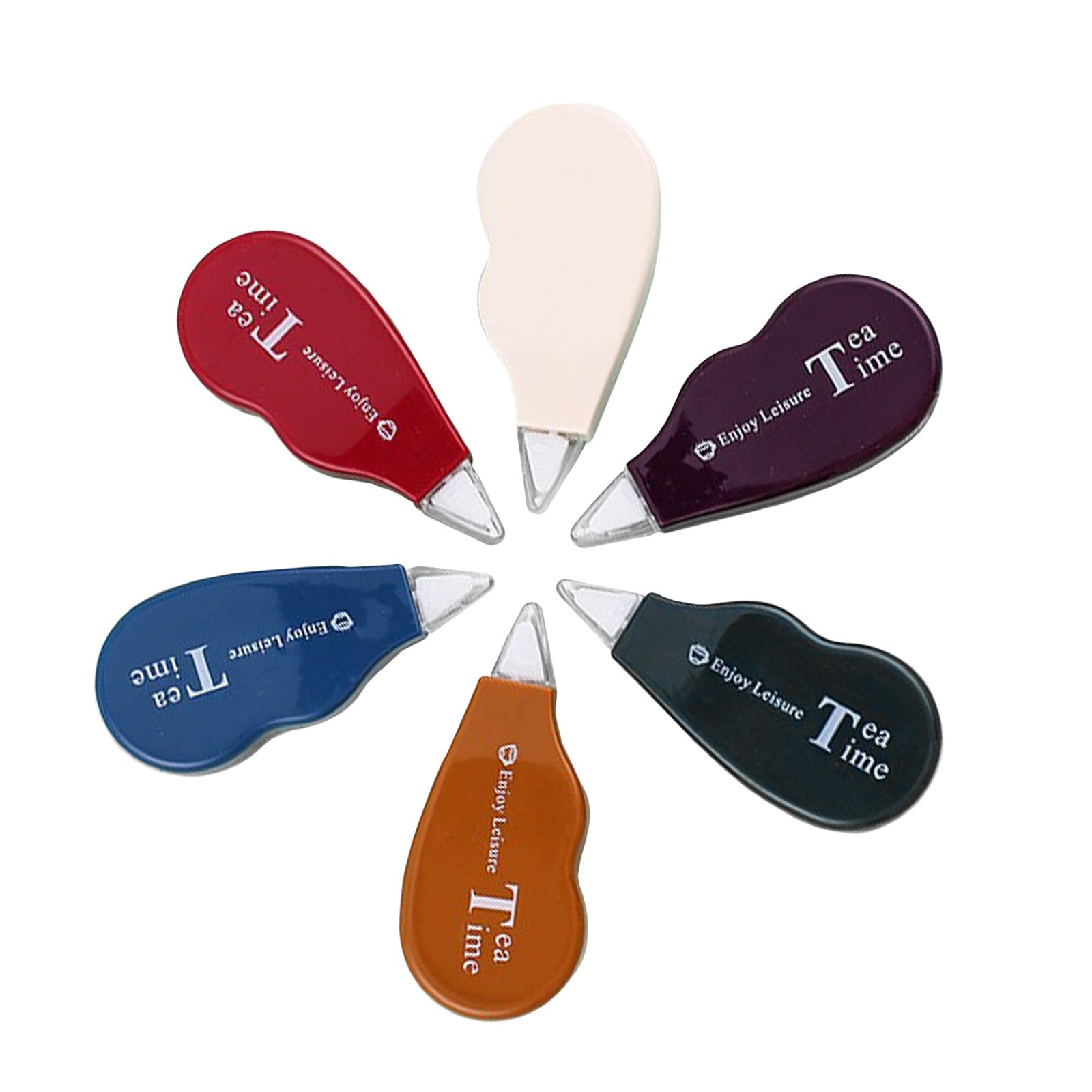 Satiskid 6 PCS Correction Tapes, Mini Retro Correction Tape, Pocket Mouse Correction Tape, White Tape for Instant Corrections, Roller Correction Tape for School Office