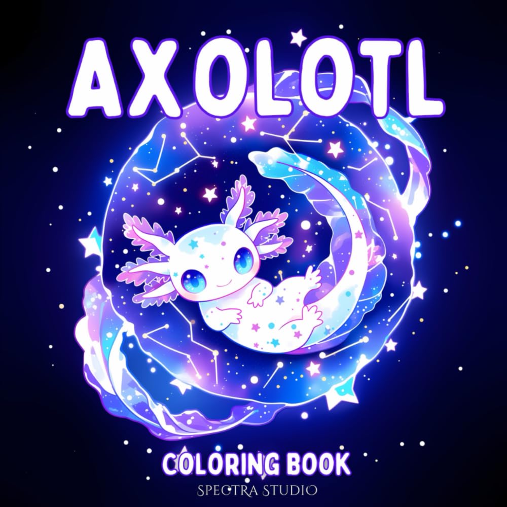 Axolotl Coloring Book