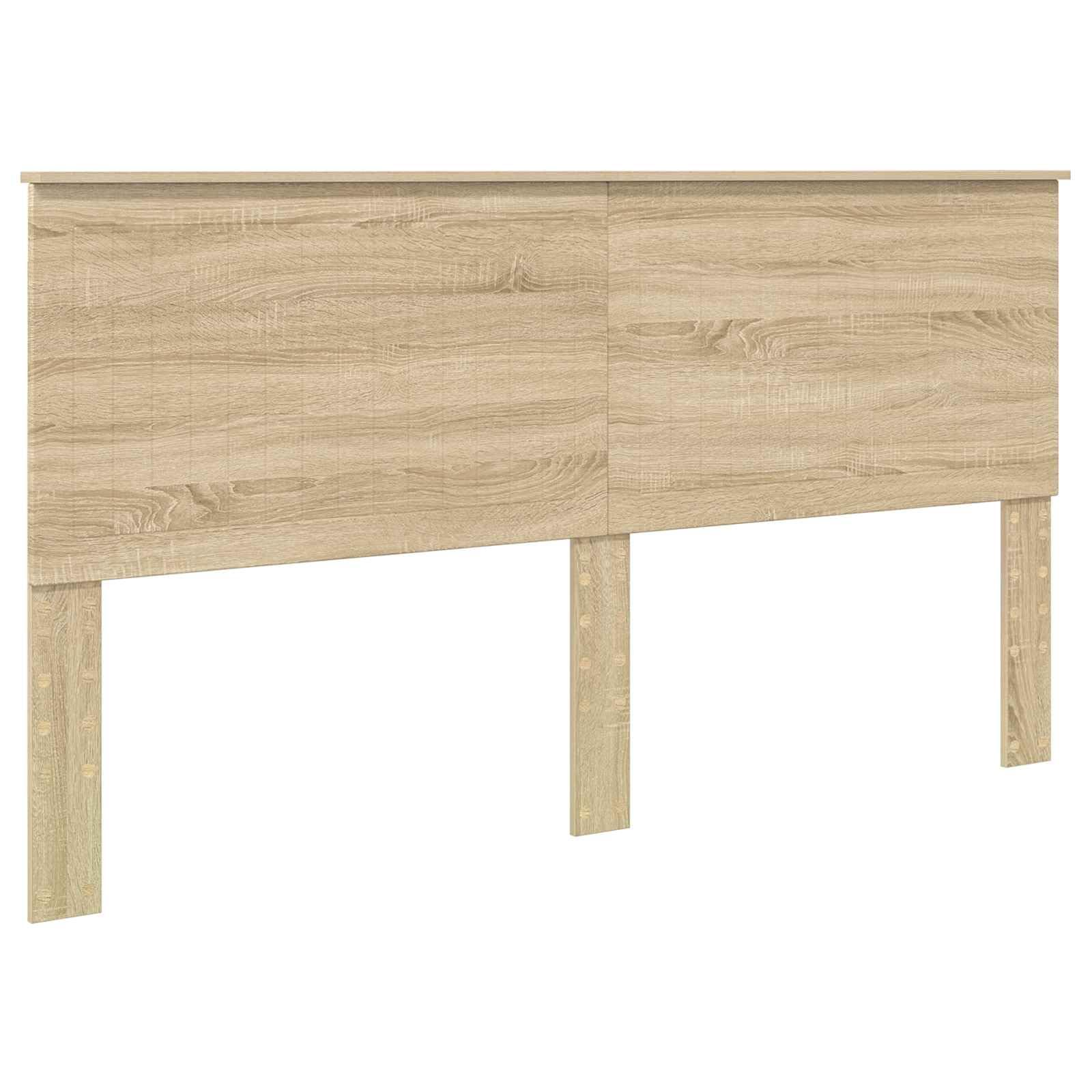 vidaXL Cabecero con cabecera Roble Sonoma 180 cm Madera contrachapada, Accesorios Elegantes para el Dormitorio, Decorativos Modernos, Zona de Descanso Comfy, diseño contemporáneo