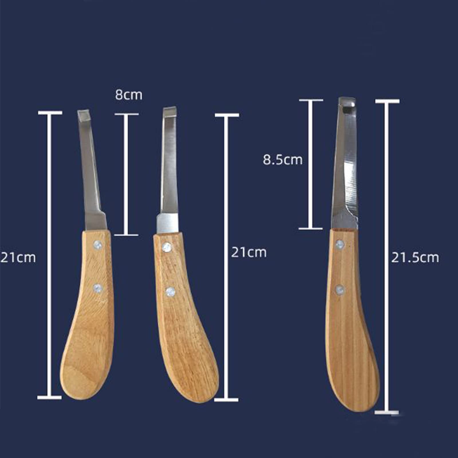 Kuhpferd Huf Reparaturmesser L-förmig Links- Und Rechts-huf-Reparatur-Werkzeug-Rinder, Schafe Und Eselpferd Doppelschneiderte Huf Reparaturmesser Reitversorgung