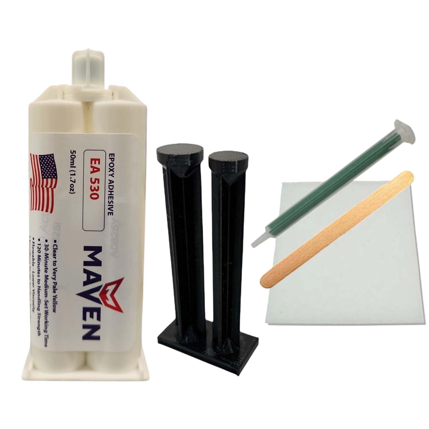 Maven MMA 530 - Medium Set 35 Minute methacrylate Adhesive (Plexus MA530 Backup Formula)