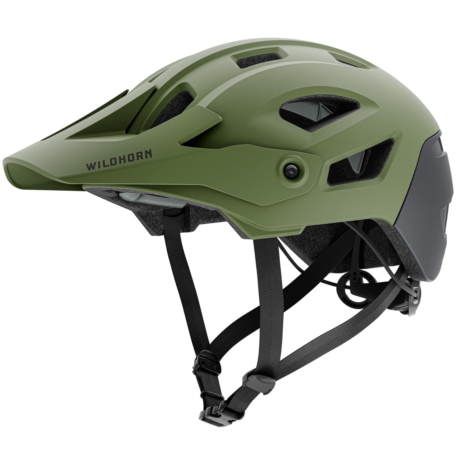 Wildhorn Corvair Mountain Bike Helmet for Men and Women with Maximum Venting, FTA fit System & Adjustable Visor. Adjustable Sizing Adult Bike Helmets for Women and Men. （香港同城商品）