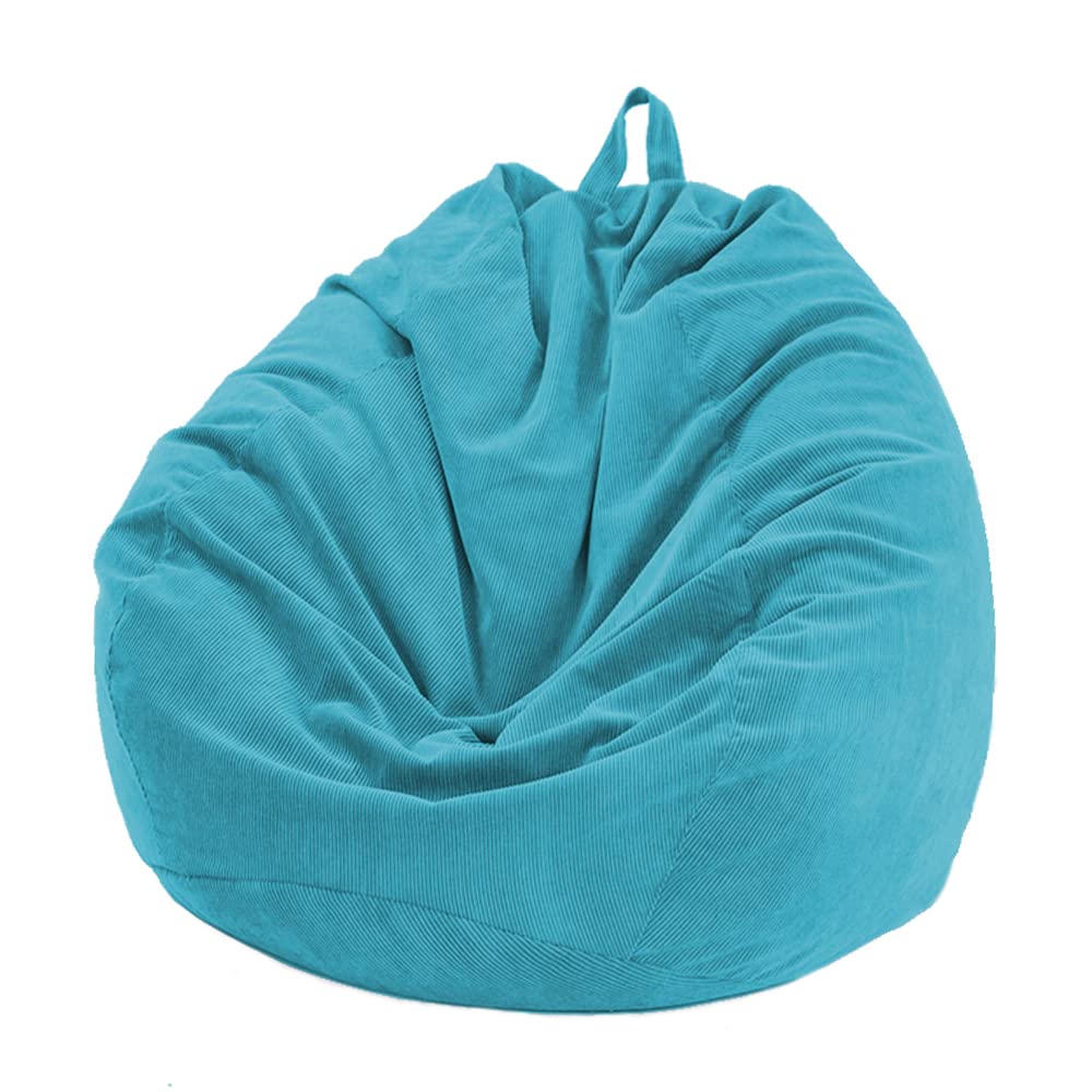 BGGIWY Corduroy Lazy Sofa Cover Solid For Bean Bag Chair Water Drop Shape Living Room Nordic Furniture Relax Leisure Sofa Sack